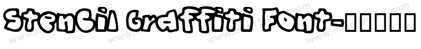 Stencil Graffiti Font字体转换